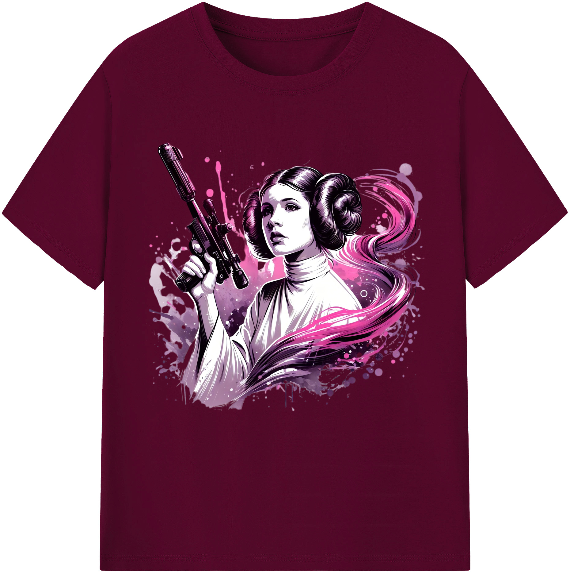 （画像用） スター・ウォーズ Star Wars レディースカジュアルプリントTシャツ（綿100％）